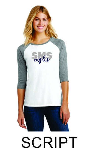 Sierra Ladies Raglan- 3 designs- Matte or Glitter