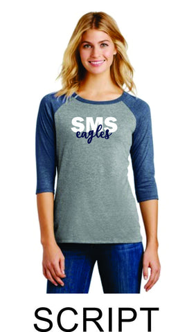 Sierra Ladies Raglan- 3 designs- Matte or Glitter
