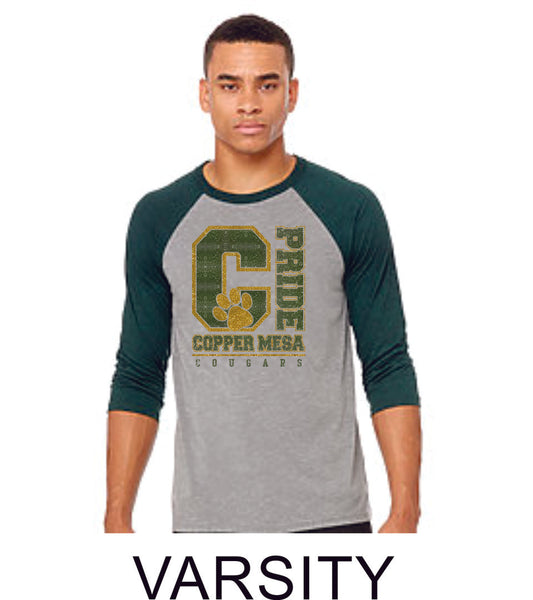 CME Raglan T-Shirt in 2 Designs- Matte and Glitter