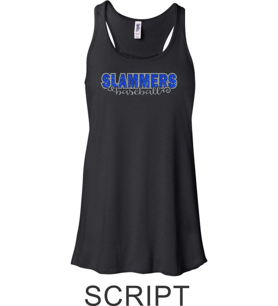 Slammers Flowy Tank- 3 designs- Matte or Glitter