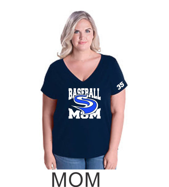 Slammers Curvy Ladies Tee- 3 designs- Matte or Glitter