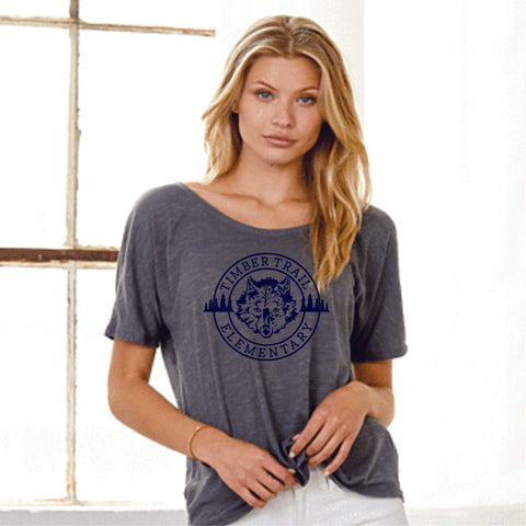 Timber Trail Ladies Slouchy Tee- 5 Designs