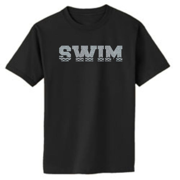 Swim Waves Basic Tee- Matte or Glitter