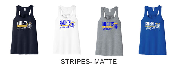 Knights Flowy Tank- 7 designs- Matte or Glitter