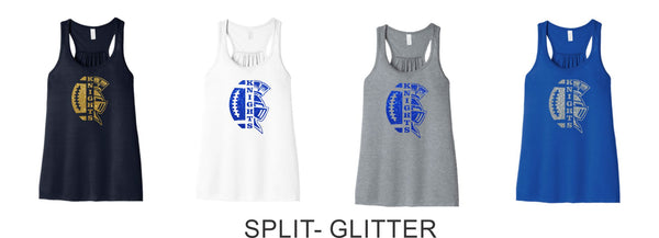Knights Flowy Tank- 7 designs- Matte or Glitter