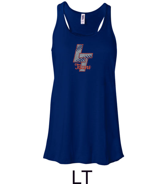 Legend Baseball Flowy Tanks- Glitter- 3 designs