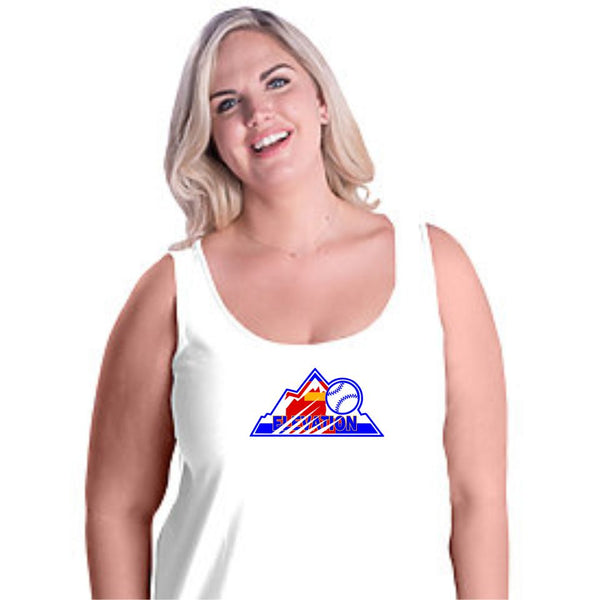 Elevation Baseball Curvy Ladies Tank
