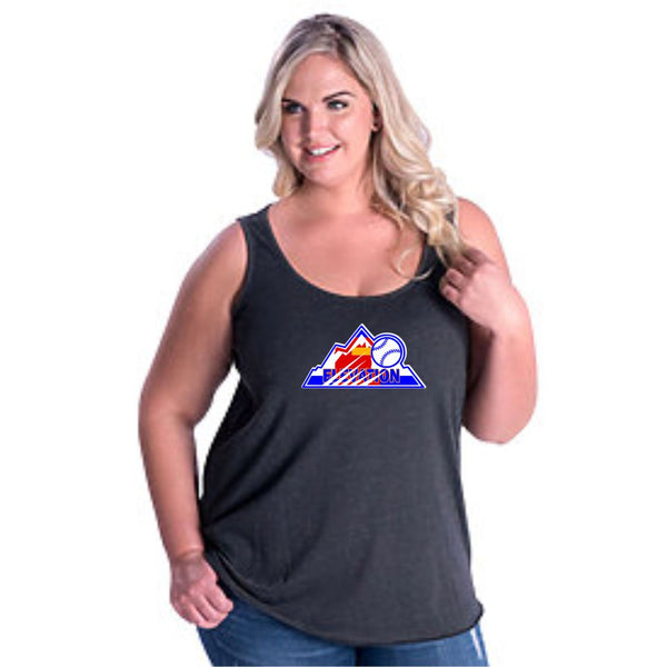 Elevation Baseball Curvy Ladies Tank