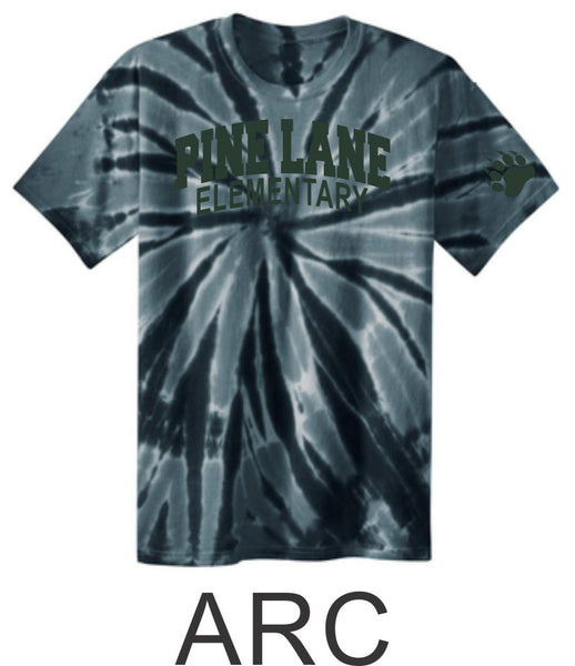 PLE Tie Dye Tee- 4 Designs- Matte and Glitter