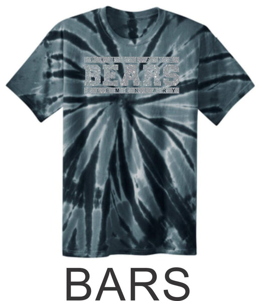 PLE Tie Dye Tee- 4 Designs- Matte and Glitter