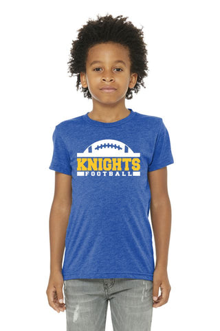 Knights Triblend Tee-Unisex, Ladies, Youth- 7 Designs- Matte or Glitter