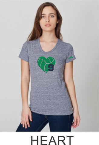 CVA Track Tee in 5 Designs- Matte or Glitter