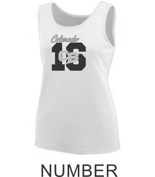CO Baseball Ladies and Girls Training Tank- 7 designs