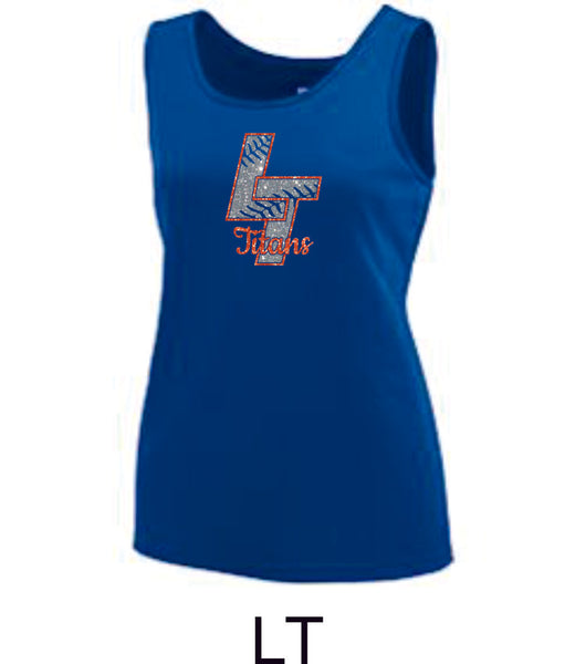 Legend Baseball Training Tank- Girls or Ladies- Matte or Glitter