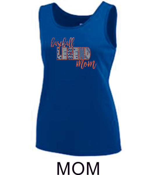 Legend Baseball Training Tank- Girls or Ladies- Matte or Glitter