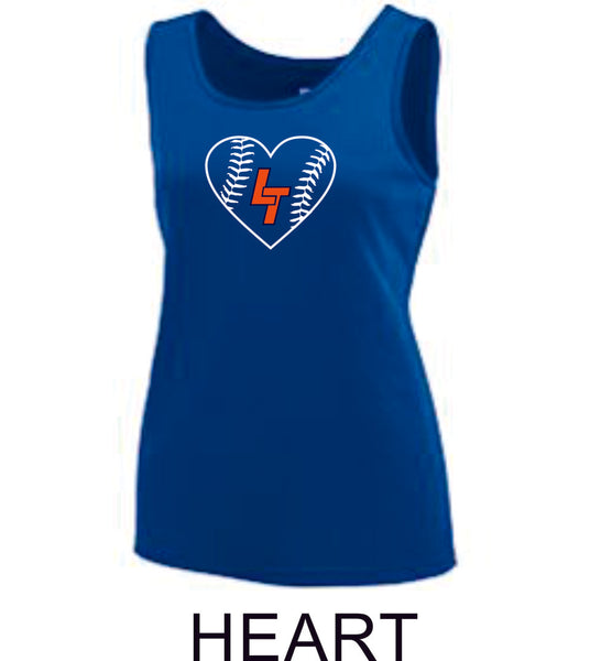 Legend Baseball Training Tank- Girls or Ladies- Matte or Glitter