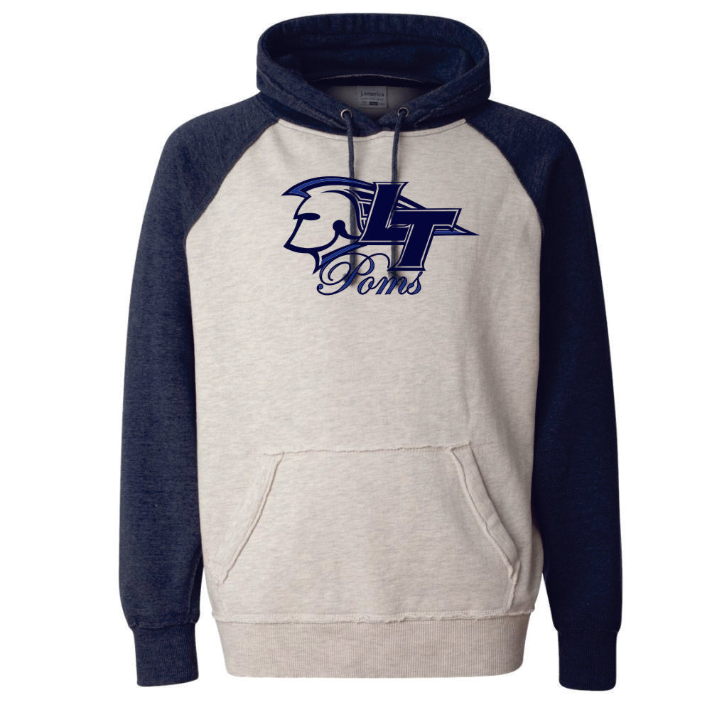 LT Poms Vintage Heathered Hoodie