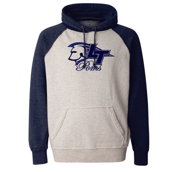 LT Poms Vintage Heathered Hoodie