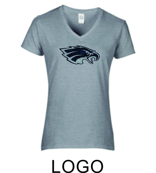 Sierra Ladies Short Sleeve Tee- 4 Designs- Matte or Glitter