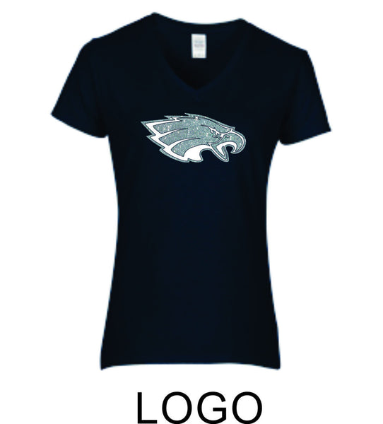 Sierra Ladies Short Sleeve Tee- 4 Designs- Matte or Glitter