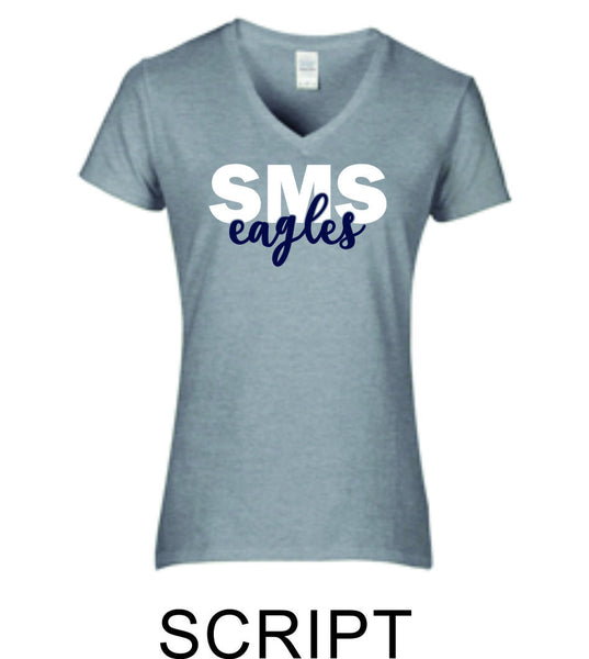 Sierra Ladies Short Sleeve Tee- 4 Designs- Matte or Glitter