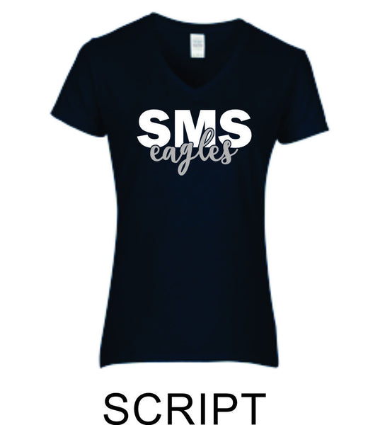 Sierra Ladies Short Sleeve Tee- 4 Designs- Matte or Glitter