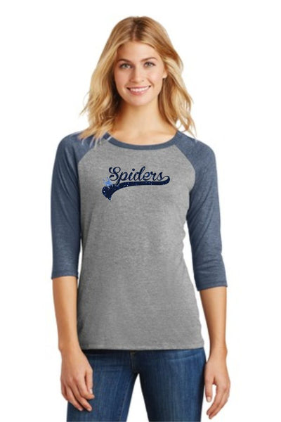 Spiders Varsity Raglan- Matte or Glitter