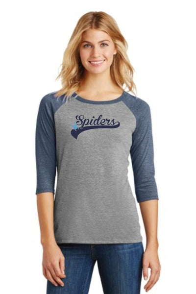 Spiders Varsity Raglan- Matte or Glitter