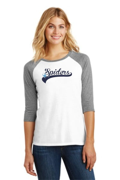 Spiders Varsity Raglan- Matte or Glitter