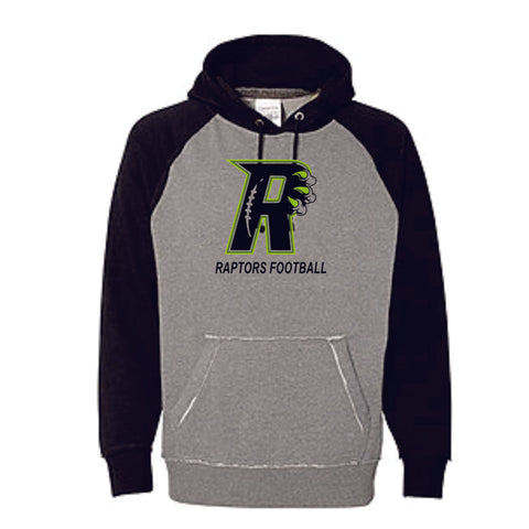 Raptors Vintage Heathered Hoodie- 4 Sports- Matte or Glitter