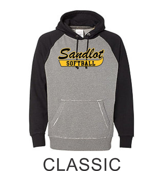 Sandlot Vintage Heathered Hoodie- 2 designs