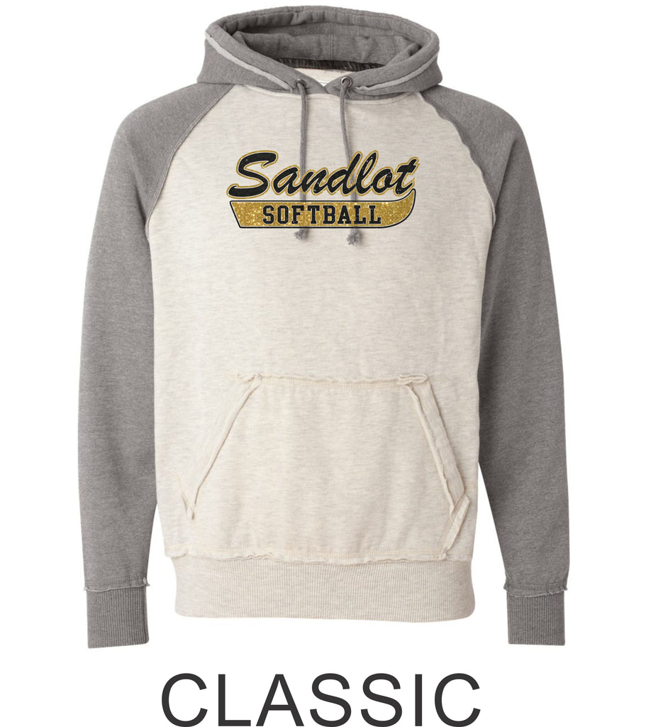 Sandlot Vintage Heathered Hoodie- 2 designs