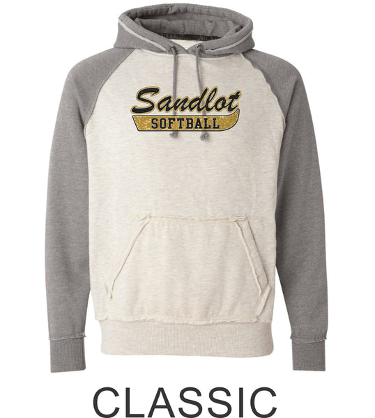 Sandlot Vintage Heathered Hoodie- 2 designs