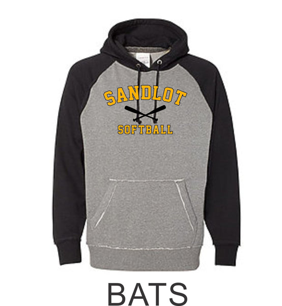 Sandlot Vintage Heathered Hoodie- 2 designs