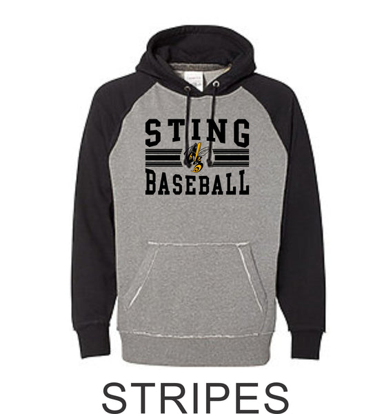 Sting Vintage Heathered Hoodie- 2 designs