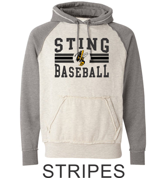 Sting Vintage Heathered Hoodie- 2 designs