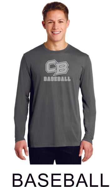 CO Baseball Long Sleeve Wicking Tee- 7 designs