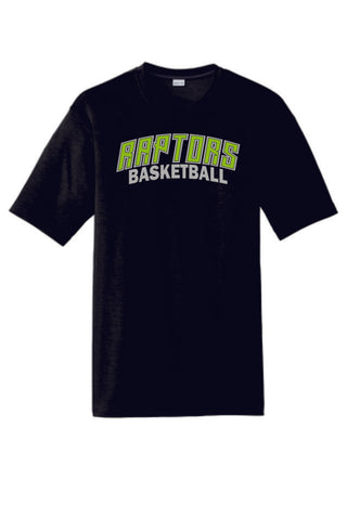 Raptors Sport-Tek Unisex Tee - 4 Sports- Matte or Glitter