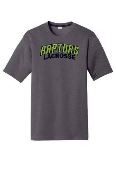 Raptors Sport-Tek Unisex Tee - 4 Sports- Matte or Glitter