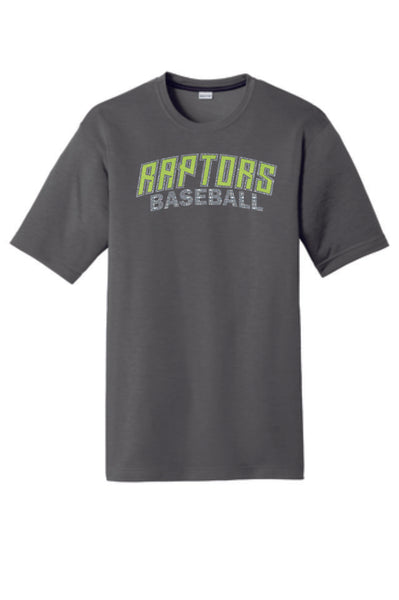 Raptors Sport-Tek Unisex Tee - 4 Sports- Matte or Glitter