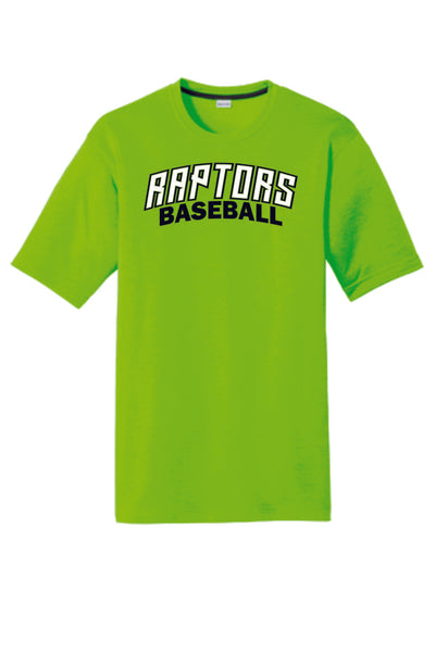 Raptors Sport-Tek Unisex Tee - 4 Sports- Matte or Glitter