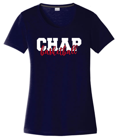 Chap Basketball Sport-Tek Ladies Wicking Tee - 4 designs
