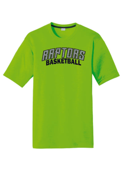 Raptors Sport-Tek Unisex Tee - 4 Sports- Matte or Glitter