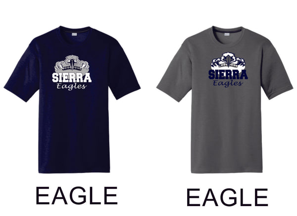 Sierra FOOTBALL Sport-Tek Unisex Wicking Tee -4 designs