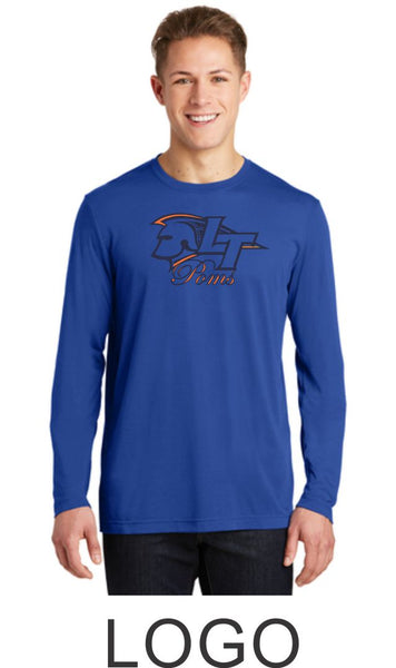 LT Poms Sport-Tek Unisex Long Sleeve Wicking Tee - 2 designs