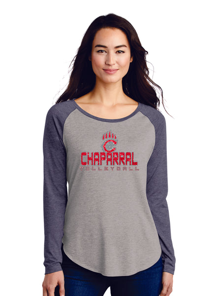Chap Volleyball Long Sleeve Wicking Raglan- Ladies or Unisex