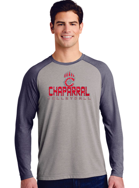 Chap Volleyball Long Sleeve Wicking Raglan- Ladies or Unisex