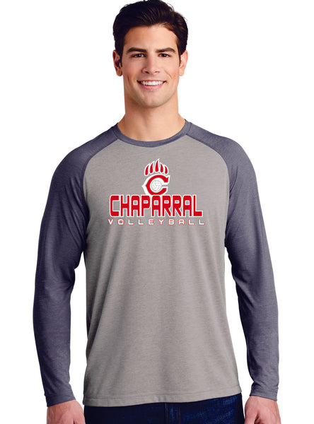 Chap Volleyball Long Sleeve Wicking Raglan- Ladies or Unisex