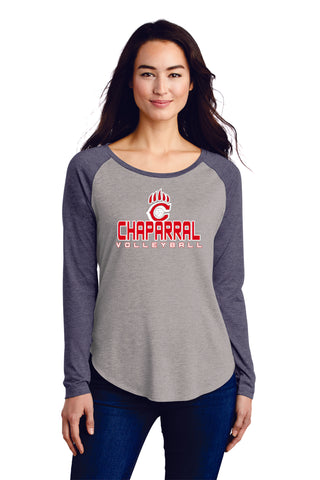 Chap Volleyball Long Sleeve Wicking Raglan- Ladies or Unisex