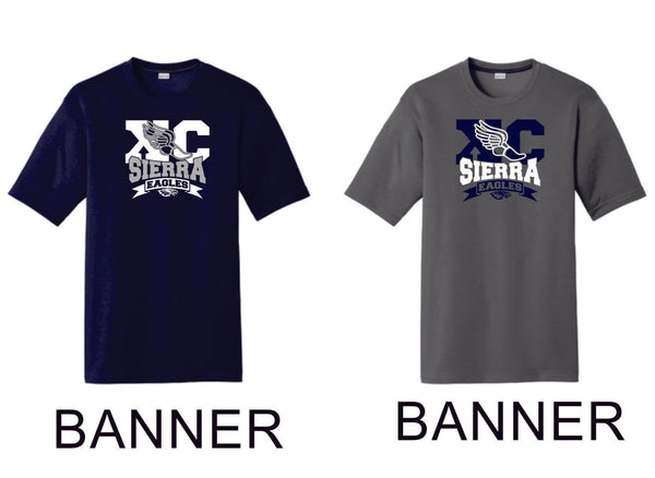 Sierra XCOUNTRY Sport-Tek Unisex Wicking Tee -4 designs